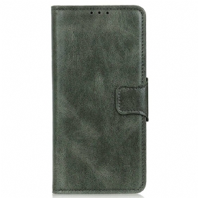 Flip Case voor Poco X5 Pro 5G Stijl Lederen Gesp Omkeerbaar