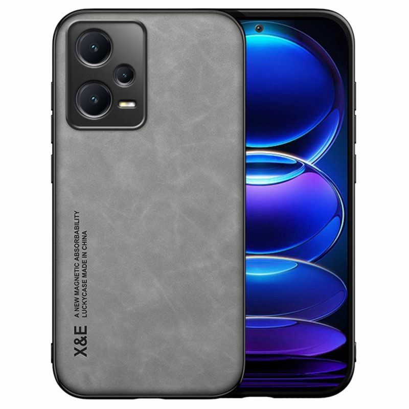 Telefoonhoesje voor Poco X5 Pro 5G X&e Ledereffect Leer