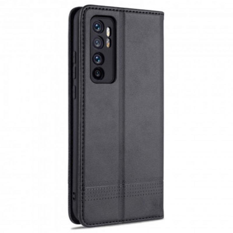 Bescherming Hoesje voor Xiaomi Mi Note 10 Lite Folio-hoesje Azns Leerstyling