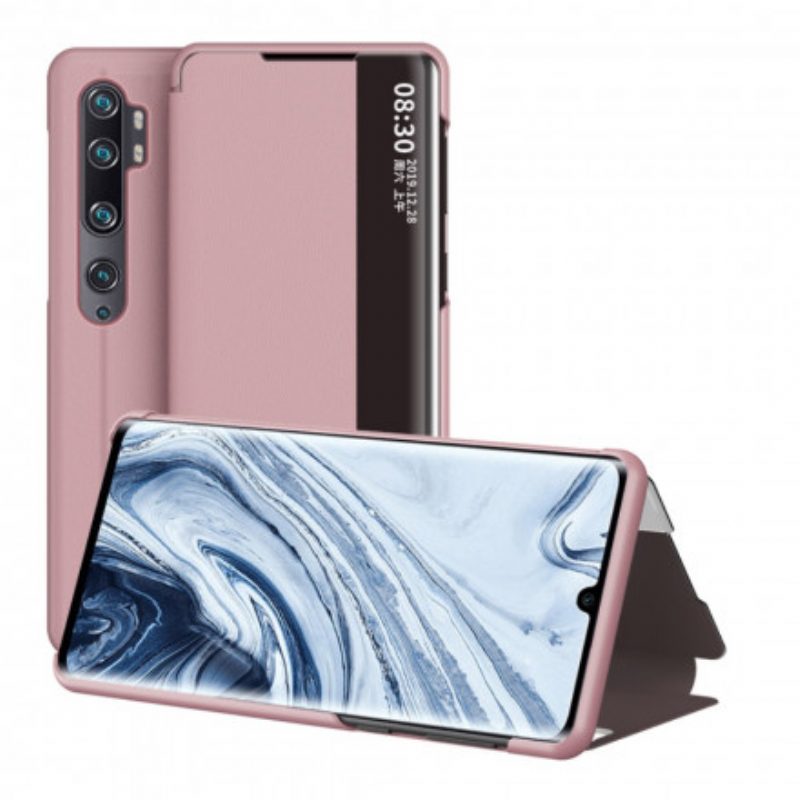 Bescherming Hoesje voor Xiaomi Mi Note 10 Lite Getextureerd Kunstleer