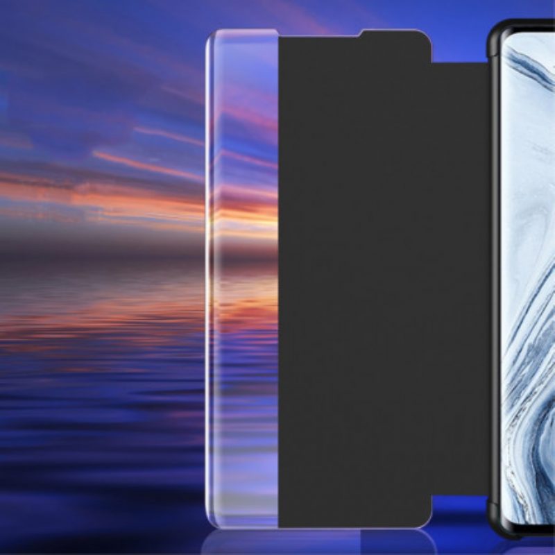 Bescherming Hoesje voor Xiaomi Mi Note 10 Lite Getextureerd Kunstleer