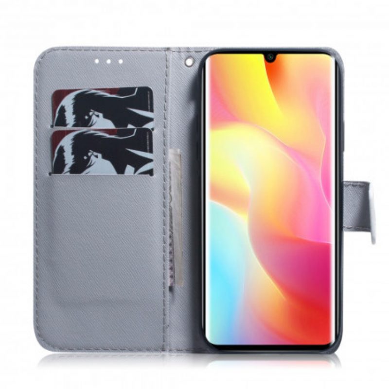 Folio-hoesje voor Xiaomi Mi Note 10 Lite Bloeiende Boomtak