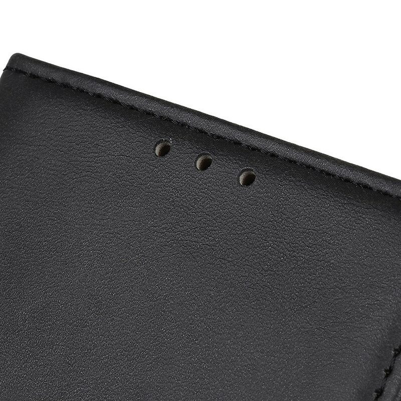 Folio-hoesje voor Xiaomi Mi Note 10 Lite Retro Mat Leereffect