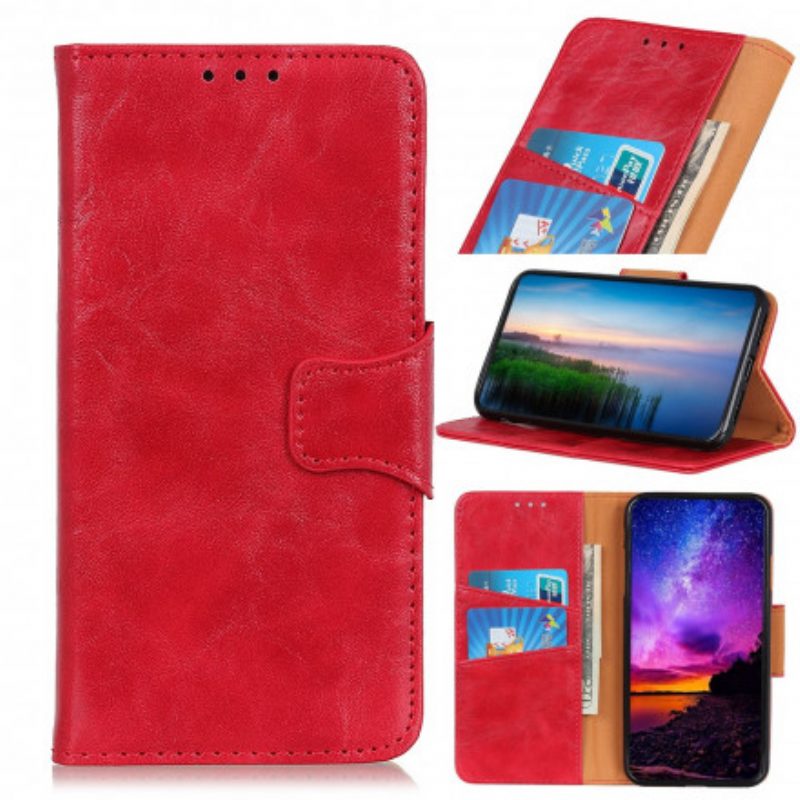 Folio-hoesje voor Xiaomi Mi Note 10 Lite Split Lederen Omkeerbare Sluiting