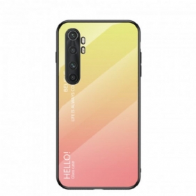 Hoesje voor Xiaomi Mi Note 10 Lite Gehard Glas Hallo