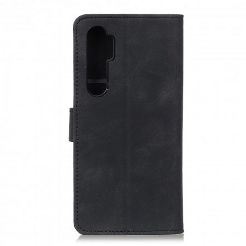 Leren Hoesje voor Xiaomi Mi Note 10 Lite Mat Vintage Leereffect Khazneh