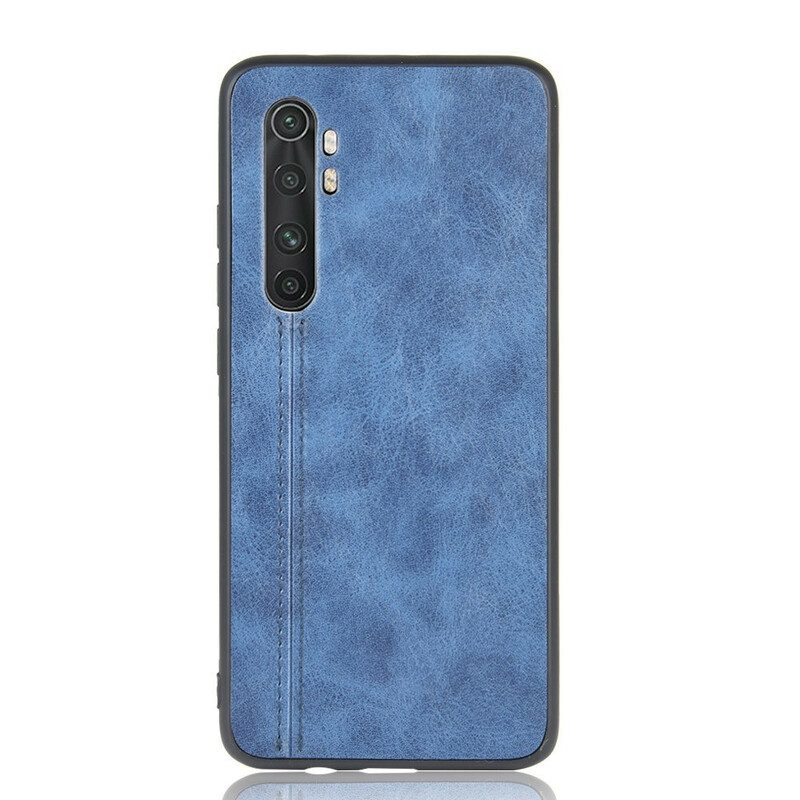 Telefoonhoesje voor Xiaomi Mi Note 10 Lite Couture-leereffect