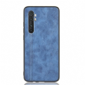 Telefoonhoesje voor Xiaomi Mi Note 10 Lite Couture-leereffect