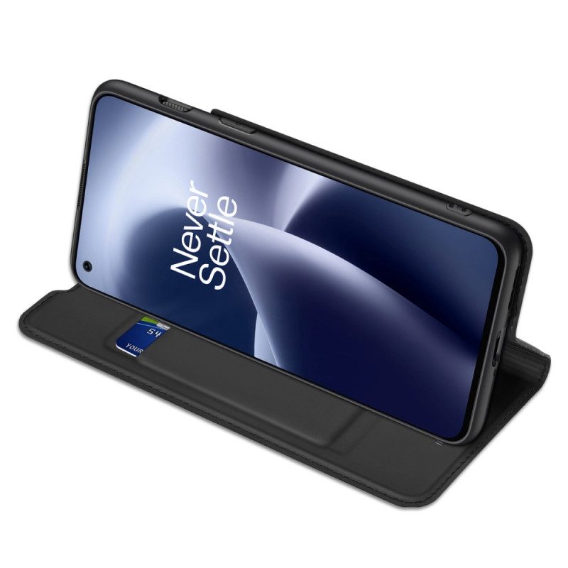 Bescherming Hoesje voor OnePlus Nord 2T 5G Folio-hoesje Skinpro Dux Ducis