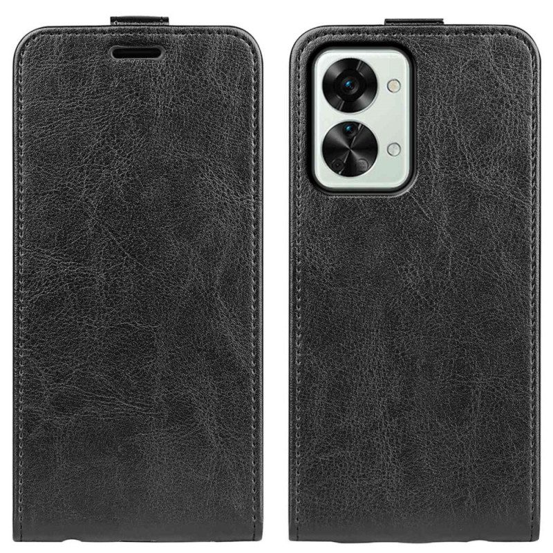 Flip Case voor OnePlus Nord 2T 5G Folio-hoesje Verticale Klep