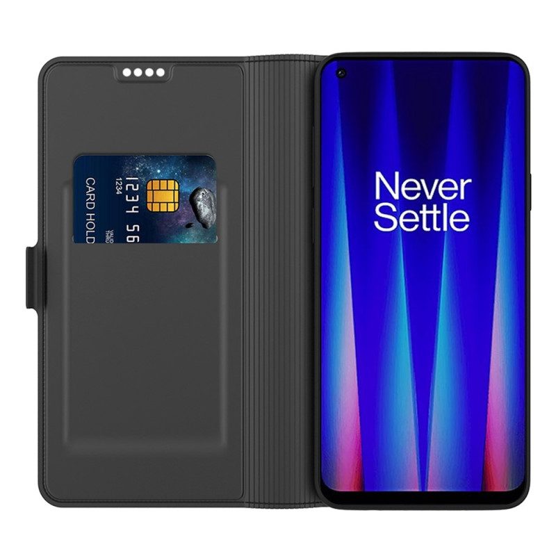 Folio-hoesje voor OnePlus Nord 2T 5G Dubbele Sluiting