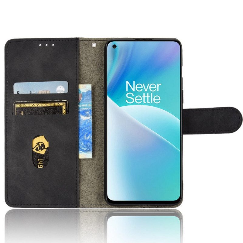 Folio-hoesje voor OnePlus Nord 2T 5G Met Ketting Imitatieleer Met Riem