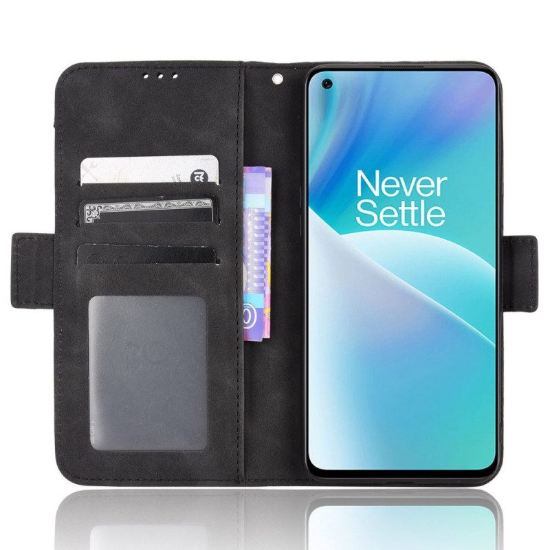 Folio-hoesje voor OnePlus Nord 2T 5G Premier Class Met Meerdere Kaarten