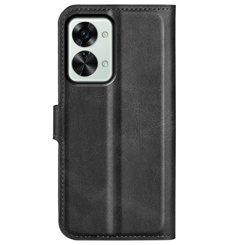 Leren Hoesje voor OnePlus Nord 2T 5G Retro Stijl