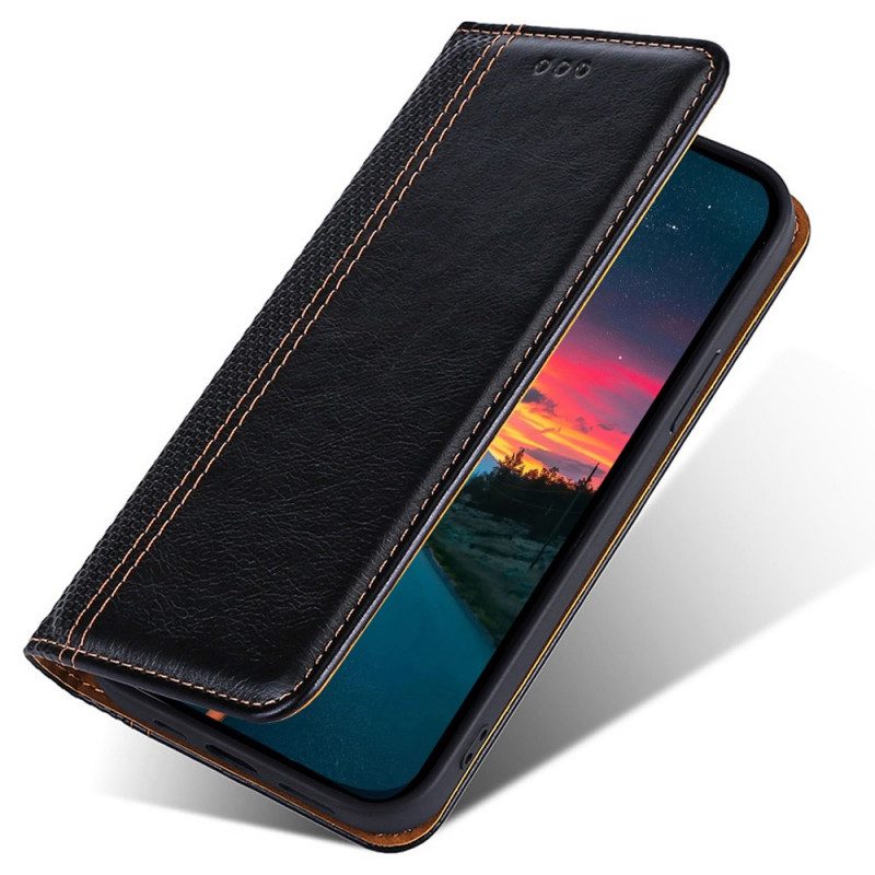 Leren Hoesje voor OnePlus Nord 2T 5G Vintage-stijl