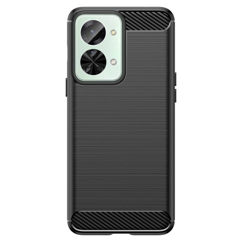 Telefoonhoesje voor OnePlus Nord 2T 5G Koolstofarm Geborsteld