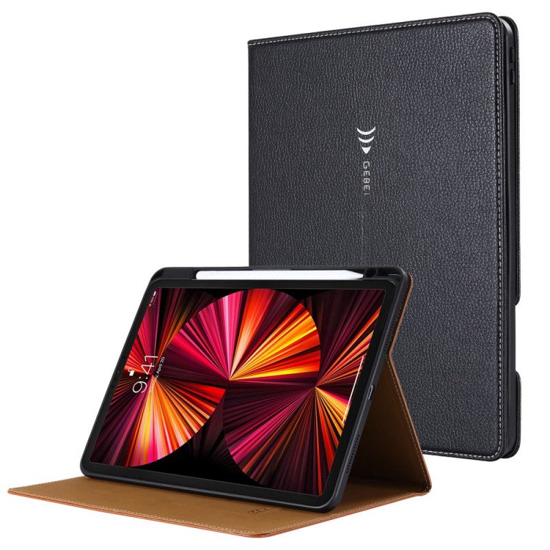 Case voor iPad Pro 11" (2021) Gebei Kunstleer Lychee