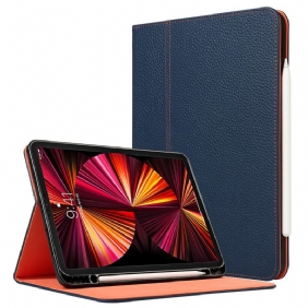 Cover voor iPad Pro 11" (2021) Echt Litchi-leer