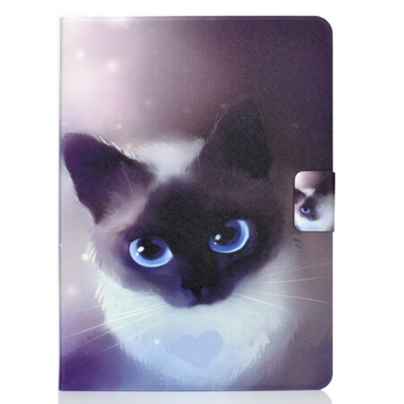 Flip Case voor iPad Pro 11" (2021) Blauwogige Kat