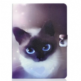 Flip Case voor iPad Pro 11" (2021) Blauwogige Kat