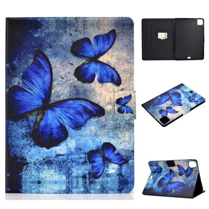 Folio-hoesje voor iPad Pro 11" (2021) Blauwe Vlinders