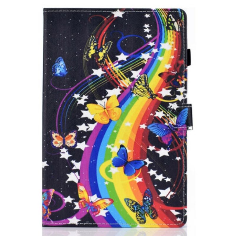 Folio-hoesje voor iPad Pro 11" (2021) Regenboog Vlinders