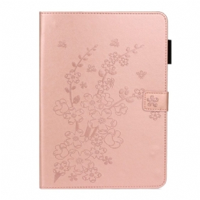 Leren Hoesje voor iPad Pro 11" (2021) Bloemen