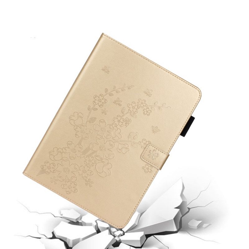 Leren Hoesje voor iPad Pro 11" (2021) Bloemen