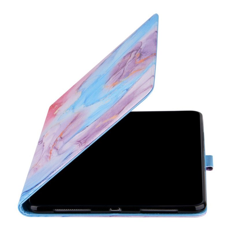 Leren Hoesje voor iPad Pro 11" (2021) Gestileerd Marmer