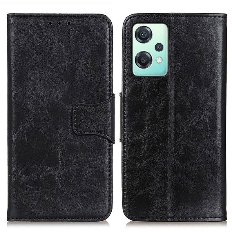 Flip Case voor OnePlus Nord CE 2 Lite 5G Gespleten Lederen Vintage Sluiting