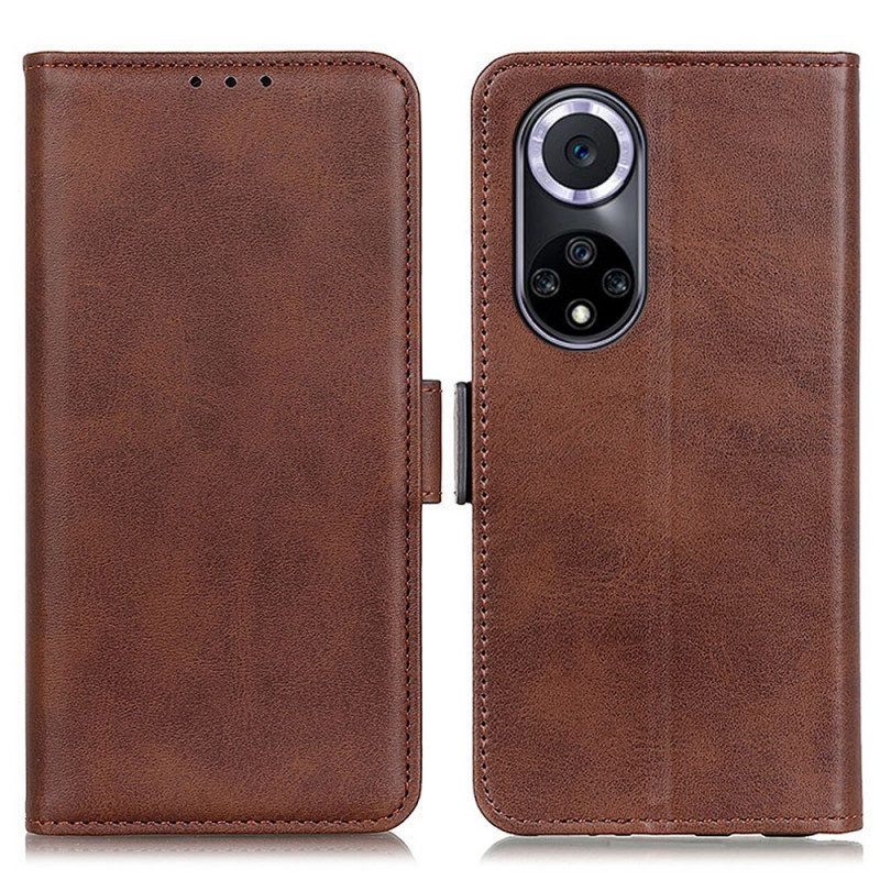 Folio-hoesje voor Honor 50 Flip Case Huawei Nova 9 Dubbele Klep