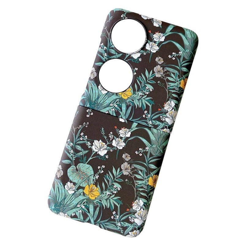 Hoesje voor Huawei P50 Pocket Bloemen