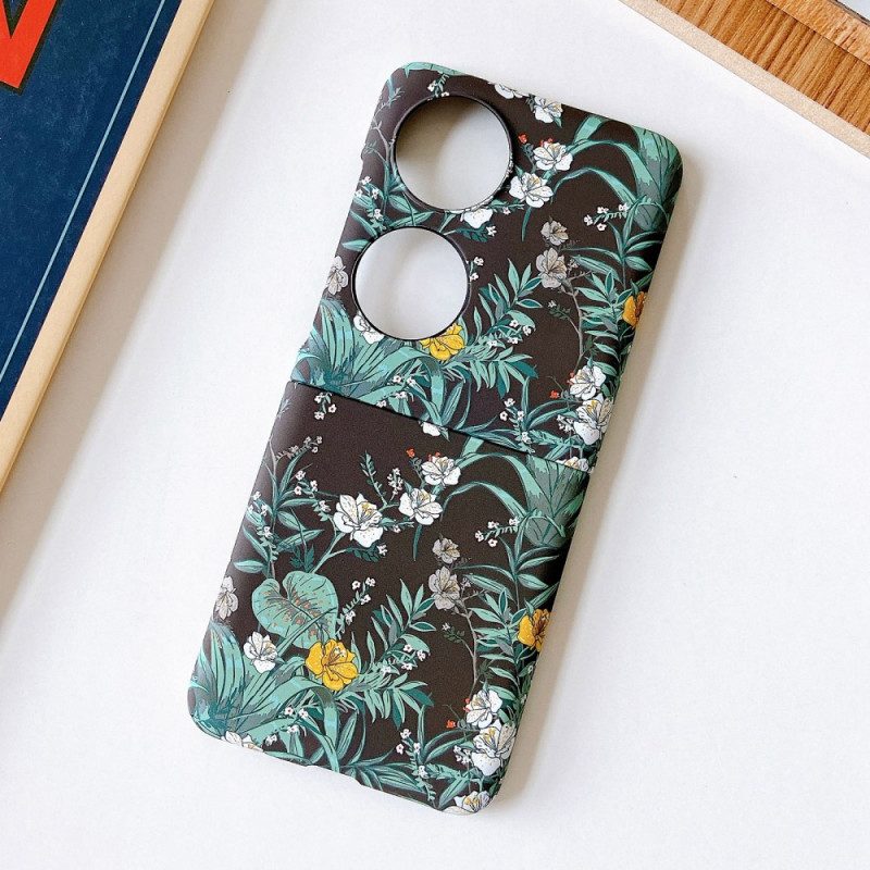 Hoesje voor Huawei P50 Pocket Bloemen