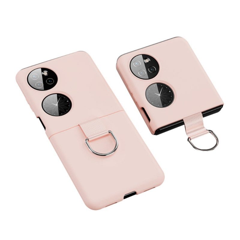 Hoesje voor Huawei P50 Pocket Metalen Ring