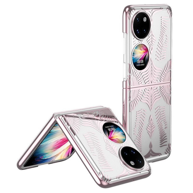 Hoesje voor Huawei P50 Pocket Vleugel Ontwerp