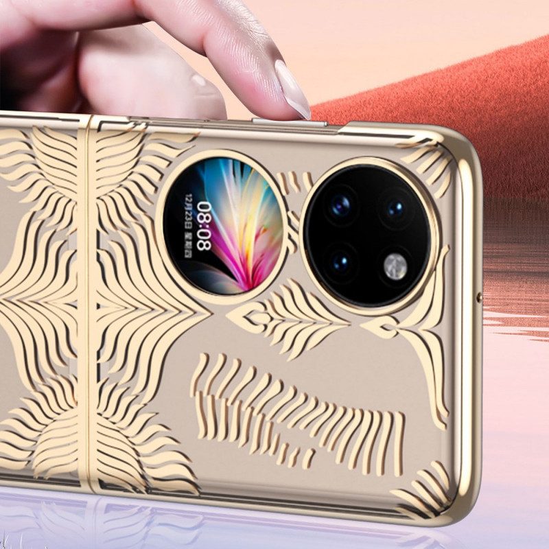 Hoesje voor Huawei P50 Pocket Vleugel Ontwerp