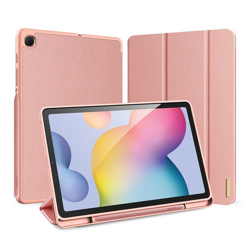 Bescherming Hoesje voor Samsung Galaxy Tab S6 Lite Domo Serie Dux-ducis Pennenhouder