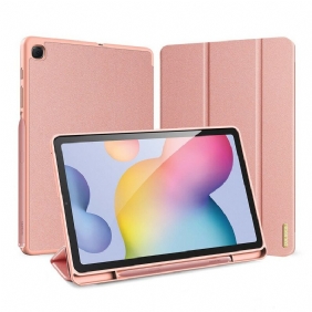 Bescherming Hoesje voor Samsung Galaxy Tab S6 Lite Domo Serie Dux-ducis Pennenhouder