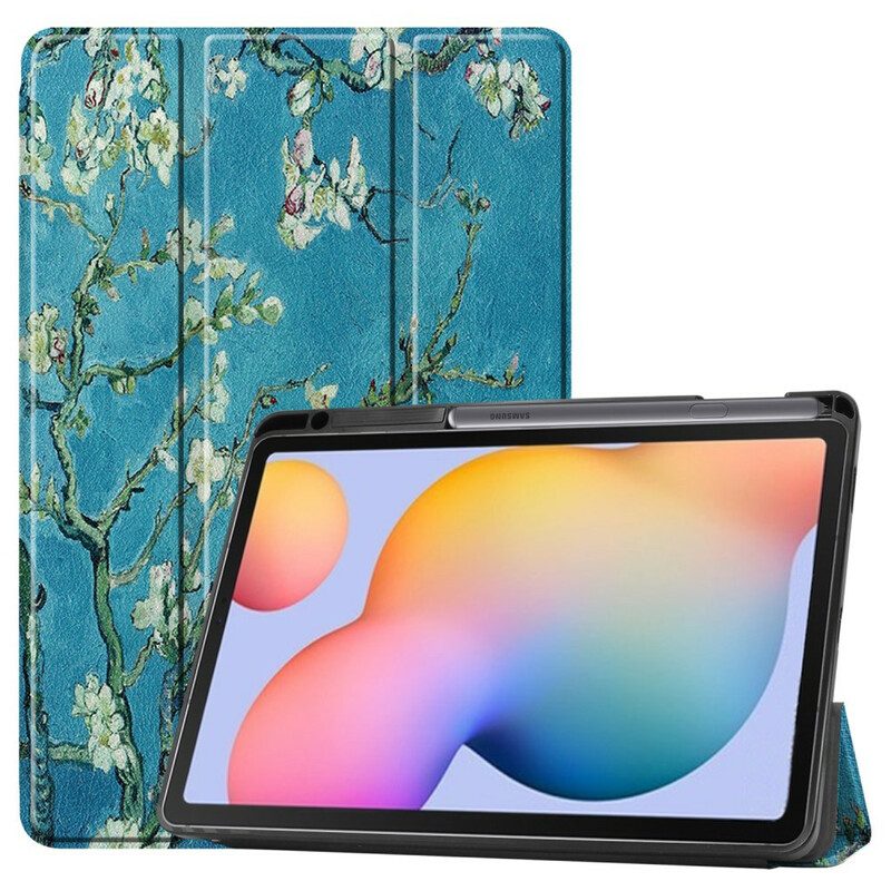 Bescherming Hoesje voor Samsung Galaxy Tab S6 Lite Takken Potlood Houder