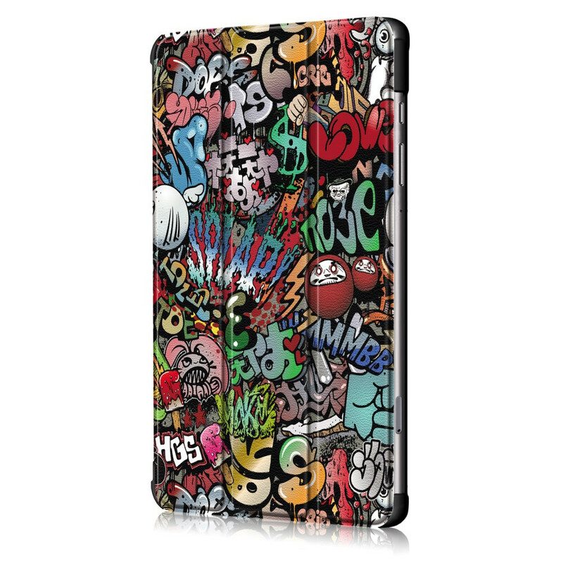 Bescherming Hoesje voor Samsung Galaxy Tab S6 Lite Verbeterde Graffiti