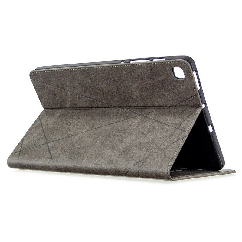 Case voor Samsung Galaxy Tab S6 Lite Geometrie Leereffect