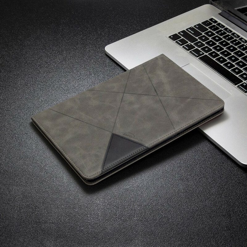 Case voor Samsung Galaxy Tab S6 Lite Geometrie Leereffect