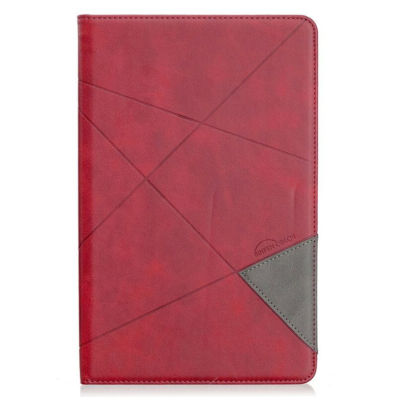 Case voor Samsung Galaxy Tab S6 Lite Geometrie Leereffect