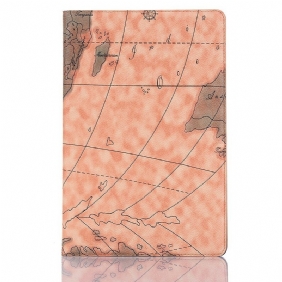 Case voor Samsung Galaxy Tab S6 Lite Vintage Kaart