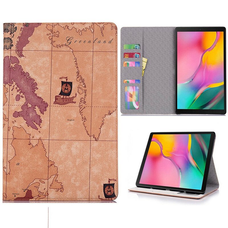 Case voor Samsung Galaxy Tab S6 Lite Vintage Kaart