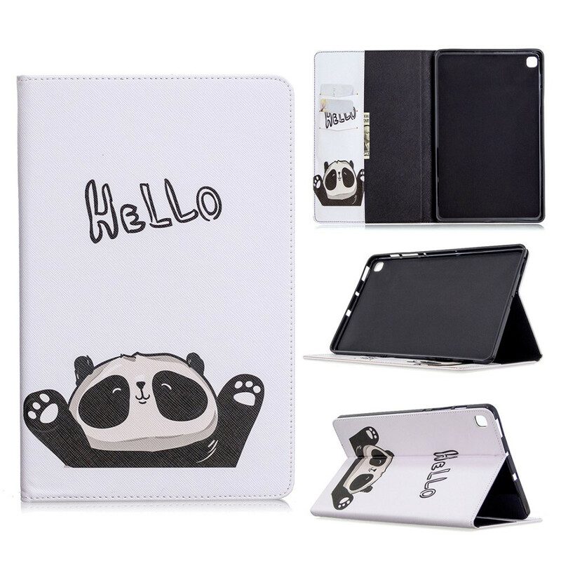 Cover voor Samsung Galaxy Tab S6 Lite Hallo Panda