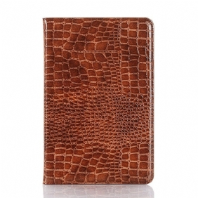 Cover voor Samsung Galaxy Tab S6 Lite Krokodil Textuur