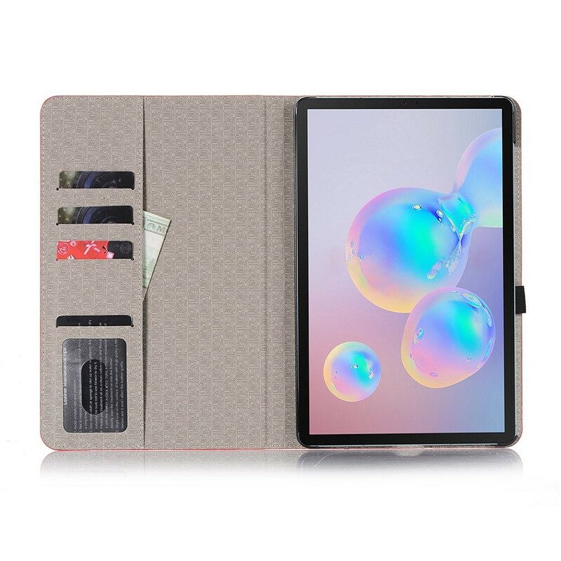 Cover voor Samsung Galaxy Tab S6 Lite Krokodil Textuur