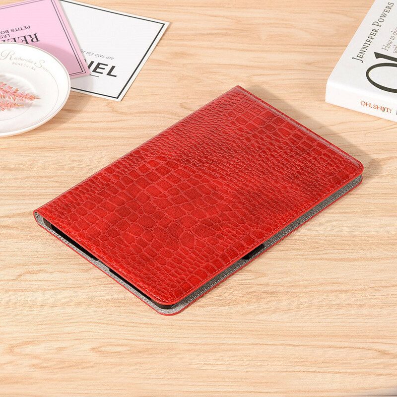 Cover voor Samsung Galaxy Tab S6 Lite Krokodil Textuur