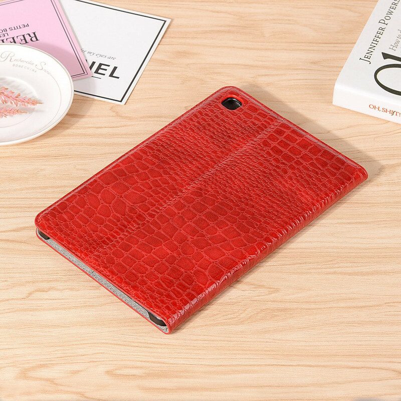 Cover voor Samsung Galaxy Tab S6 Lite Krokodil Textuur